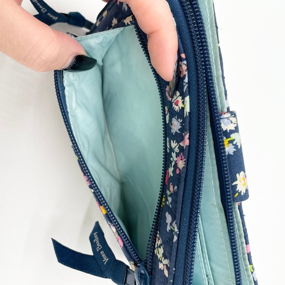 Vera Bradley Scattered Wildflowers Wallet‎ Quilted Y2K Cottagecore Coquette Boho - Picture 7 of 10